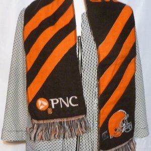 NFL- NEW Cleveland Browns  DOUBLE SIDED Winter Scarf
